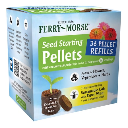 Seed Starter Coir Pellets 36 Pk, 36PK